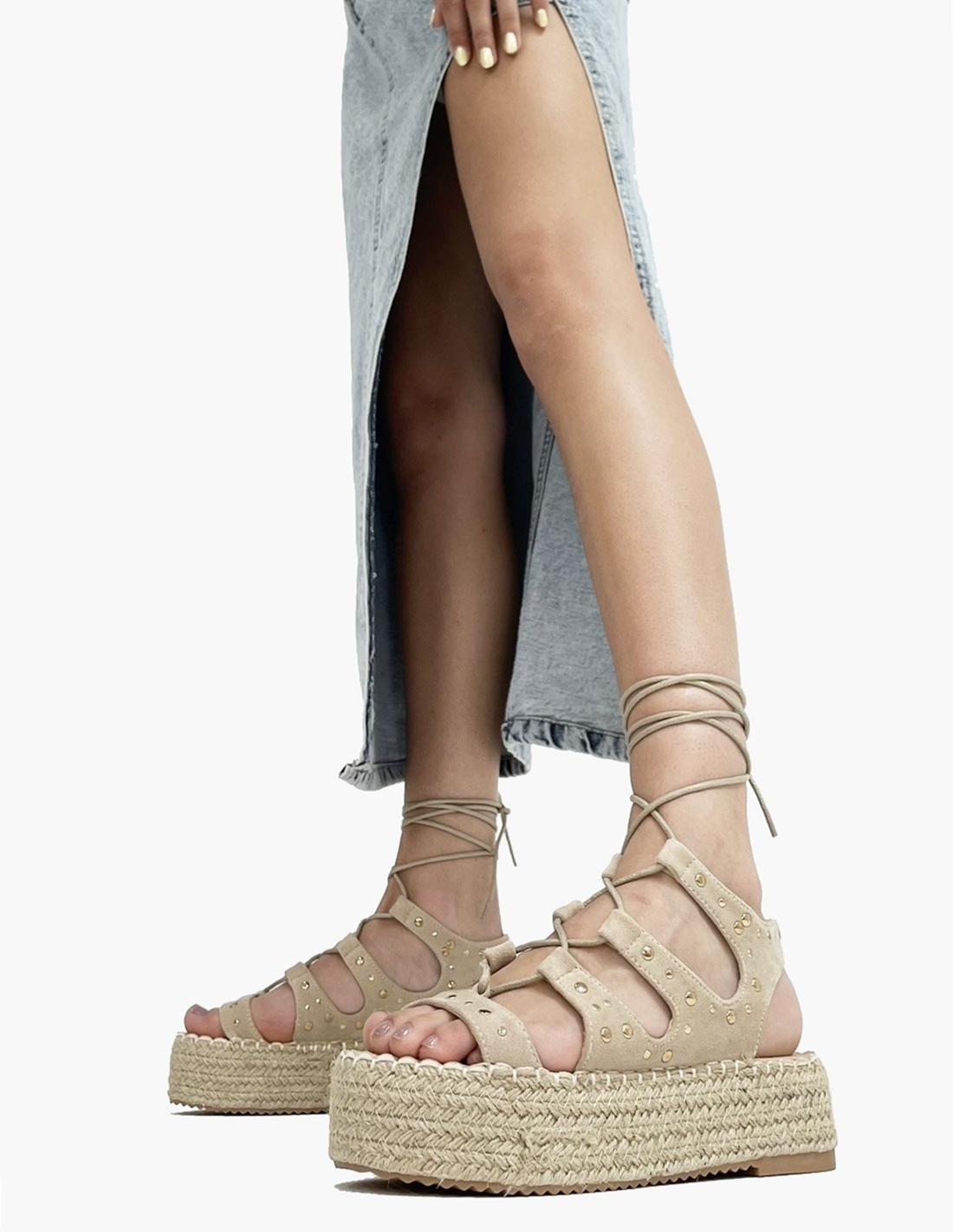 Sandalias Kaki con...