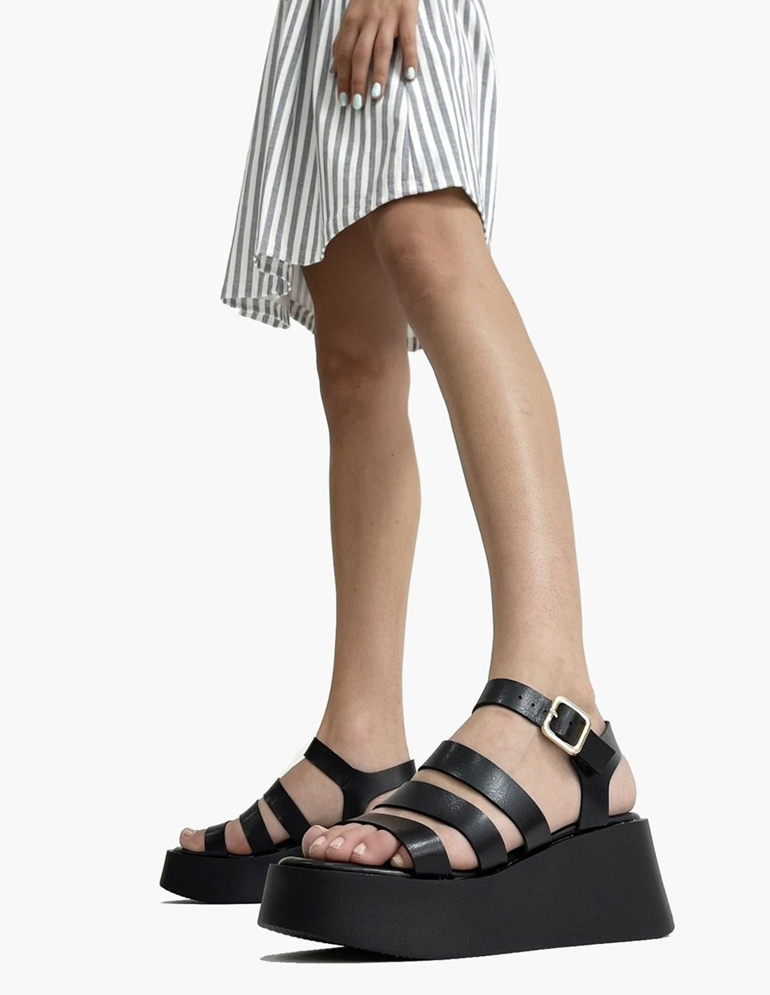 Sandalias de tiras Negras...