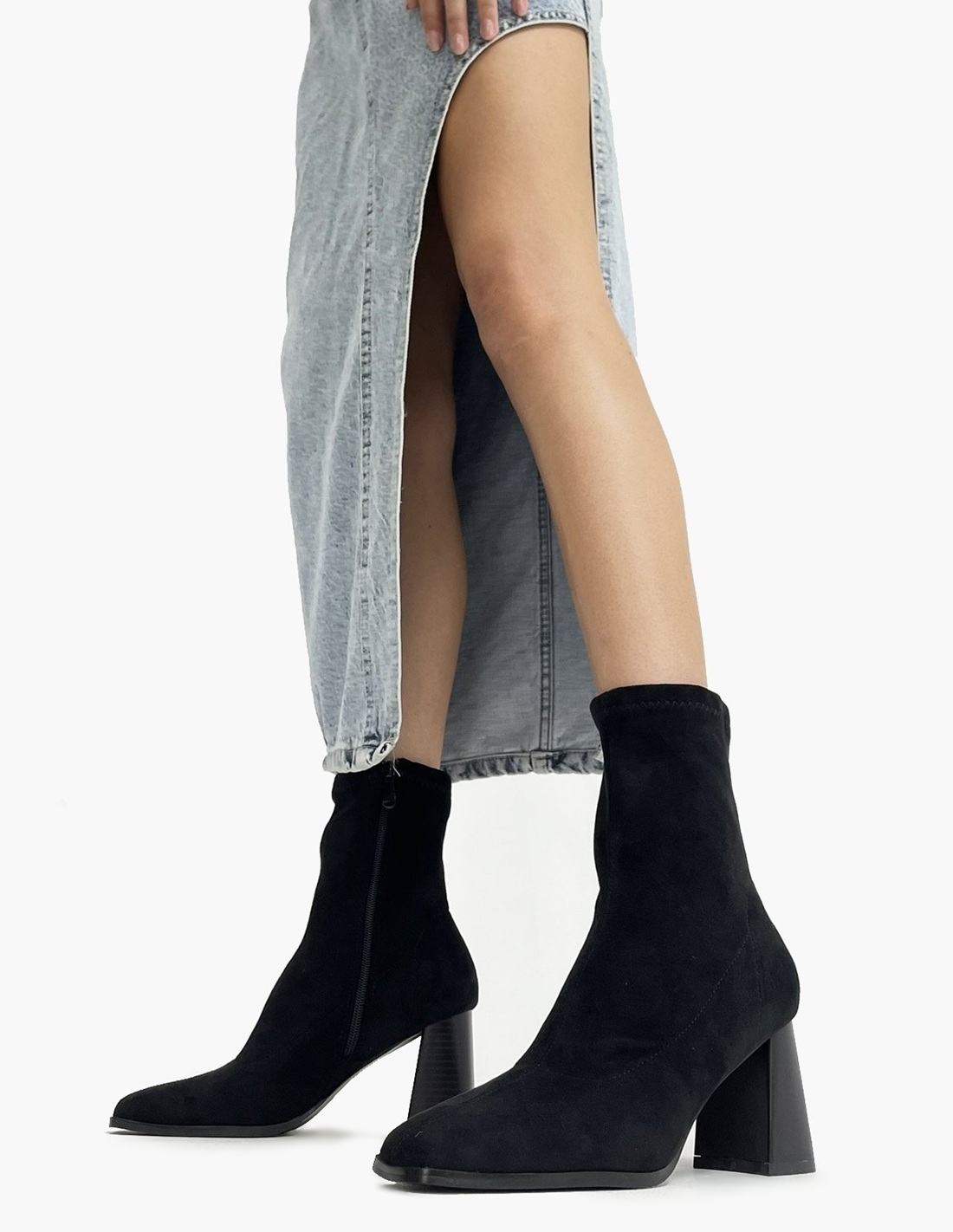 Botines Negros Antelina Mujer