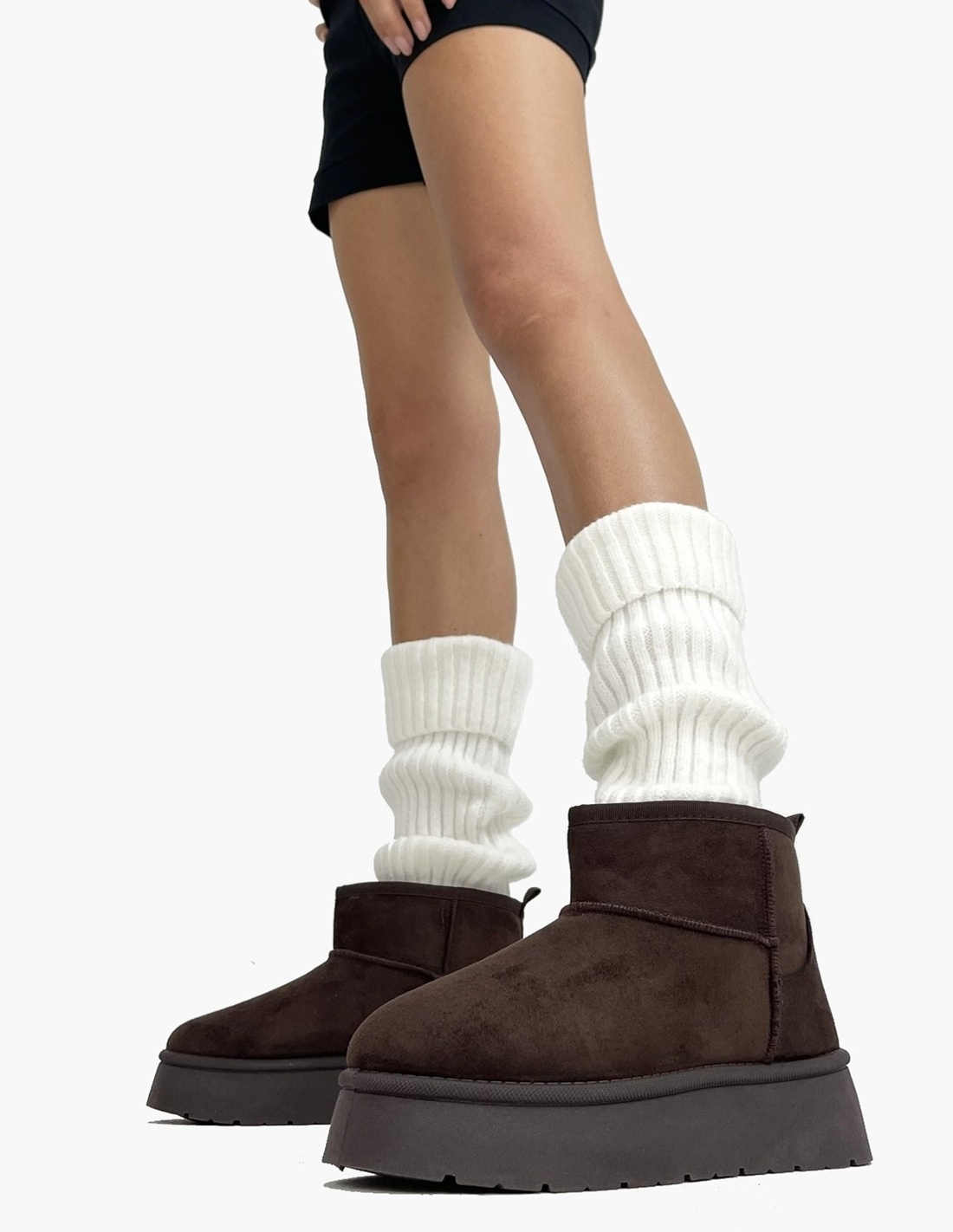 Botas de Pelo Marrones Mujer