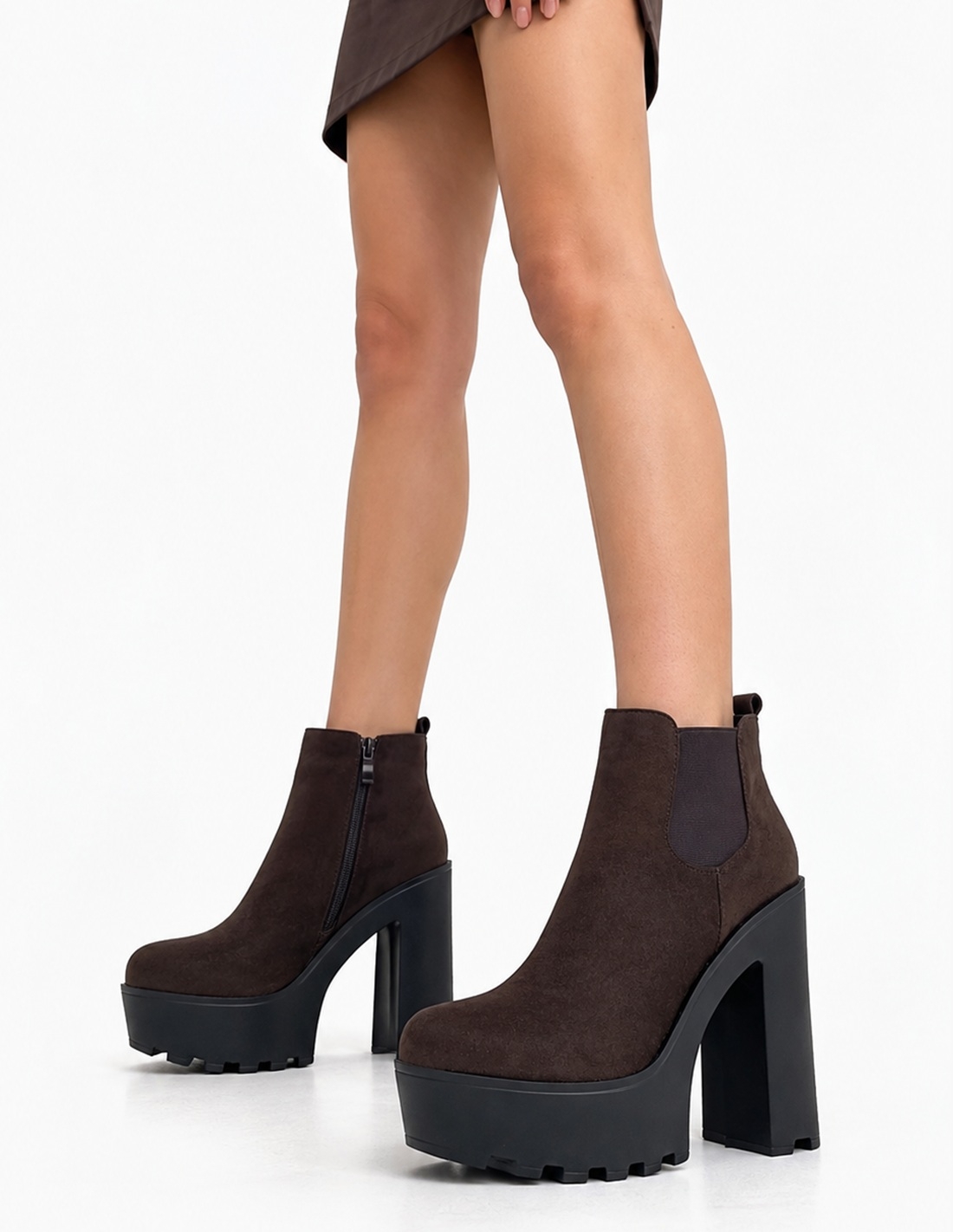 Botin antelina marron -...