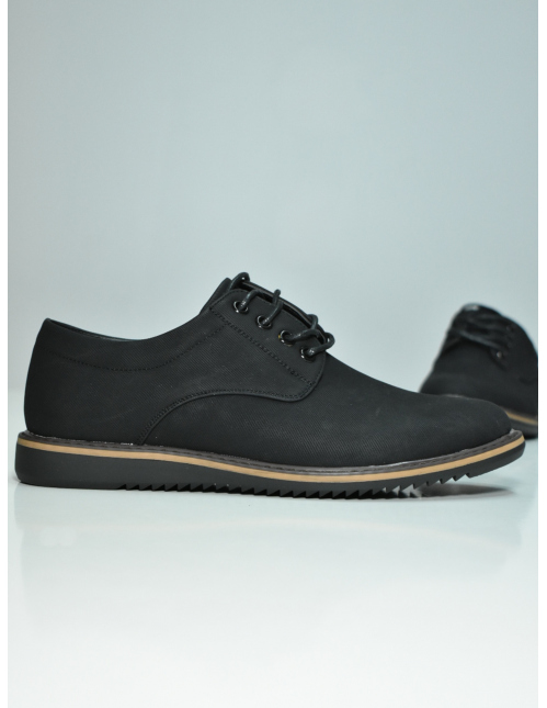 zapato negro hombre casual